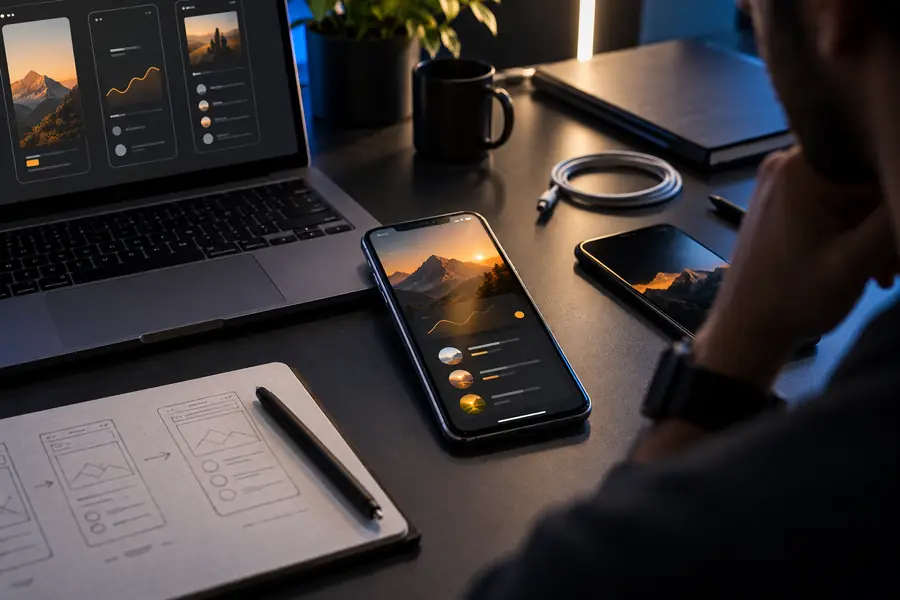 集中的なデバイステスト前のAndroidアプリワークフロー