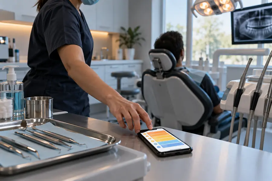 Ablauf in der Zahnarztpraxis nach der App-Planung
