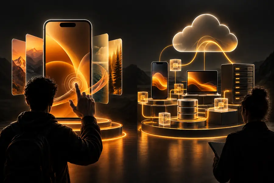 Überarbeitete Vergleichsansicht mit einem ausgefeilten App-Erstellungsworkflow